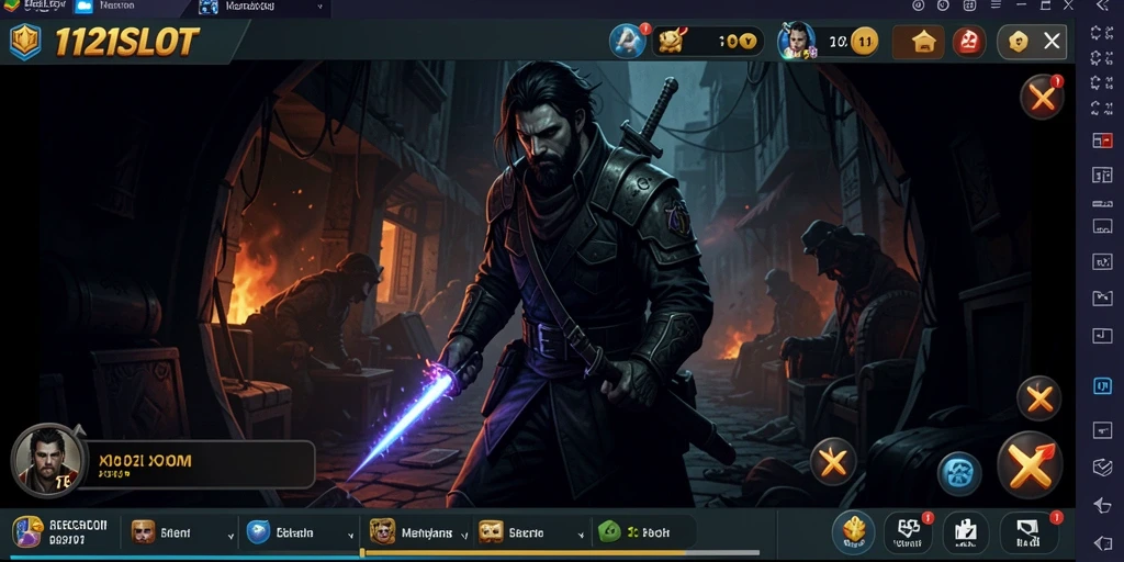 Tampilan gameplay mencekam dalam 1121SLOT yang memikat pemain.