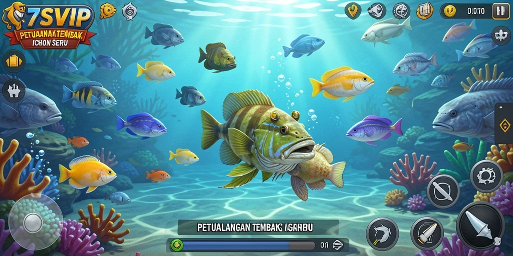 Gameplay memikat dari 7SVIP saat menangkap ikan.