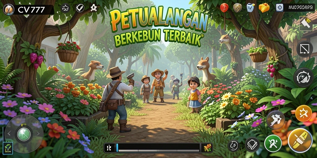 Tampilan gameplay Farming yang seru dan interaktif di CV777.