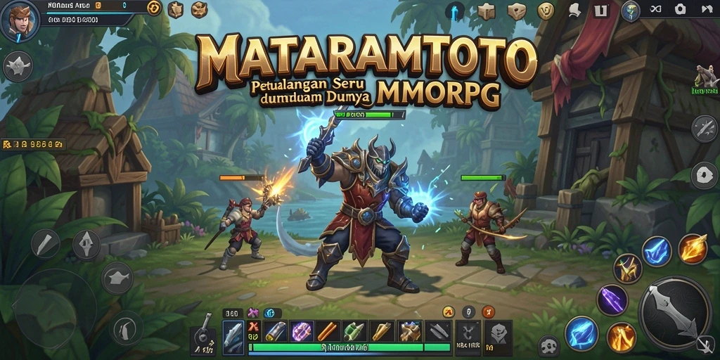 Tampilan gameplay menarik dari MATARAMTOTO di dunia MMORPG.