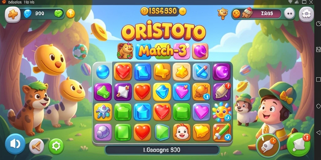 Tampilkan screenshot gameplay seru di ORISTOTO.