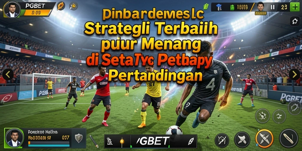 Tangkapan layar PGBET menampilkan aksi strategis yang intens di lapangan.