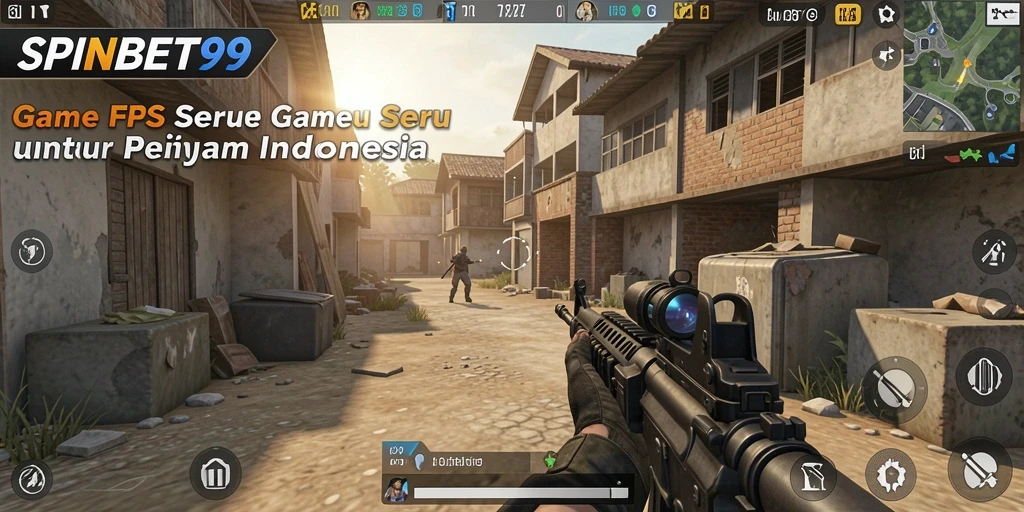 Tampilan gameplay mendebarkan dalam SPINBET99 dengan aksi FPS yang cepat.