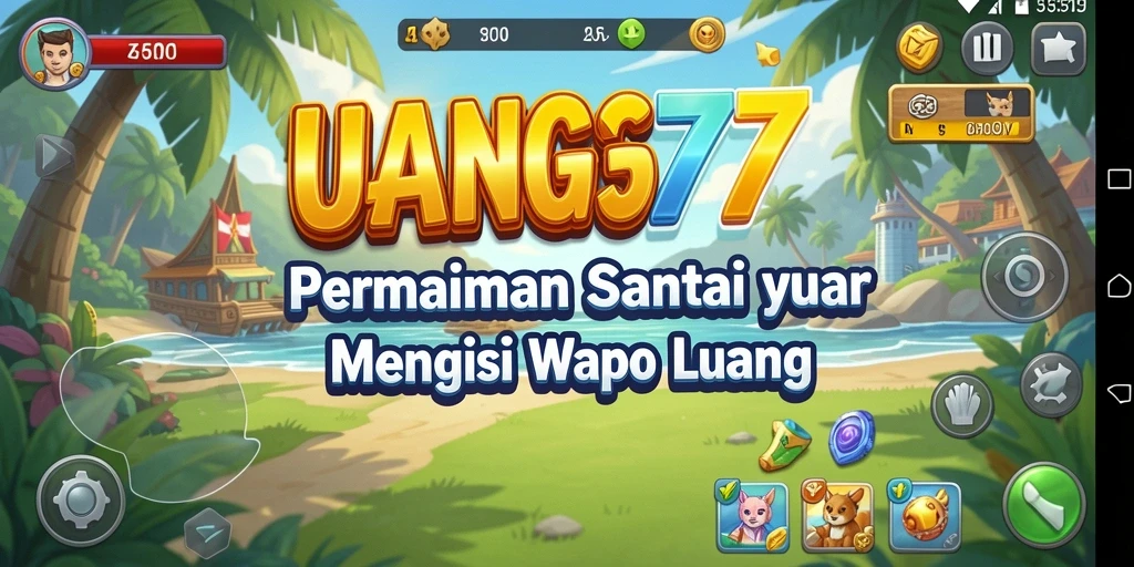 Tampilan gameplay UANG77 yang menarik dan penuh warna.