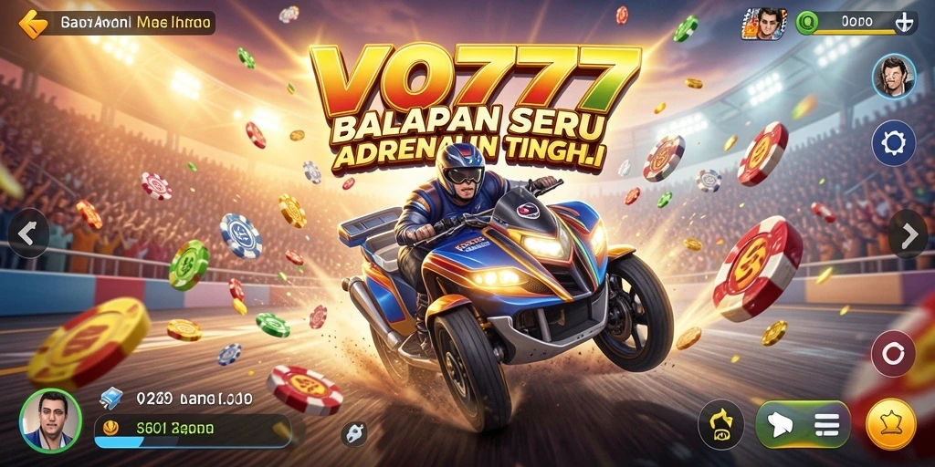 Tampilan gameplay seru dengan balapan mendebarkan dan grafik menawan.
