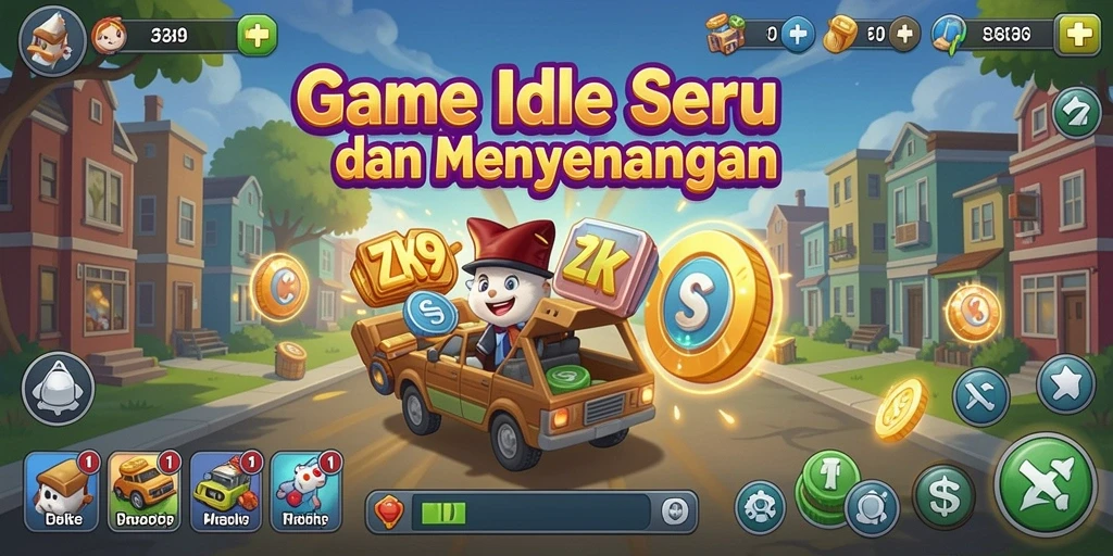 Tampilan gameplay ZK9 yang menampilkan aksi idle yang seru.
